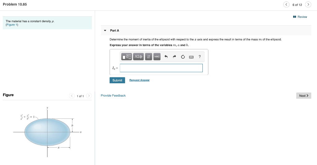 Solved Problem 10.85 Review The material has a | Chegg.com