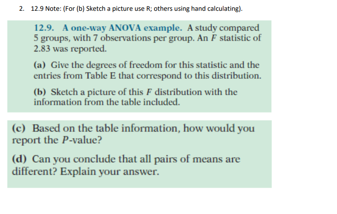 Use RStudio program for part b which it requires R | Chegg.com