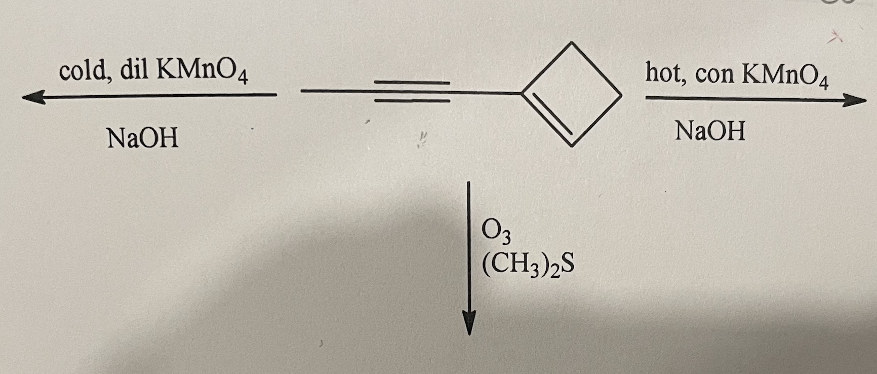 Solved predict Draw the products for each reaction | Chegg.com
