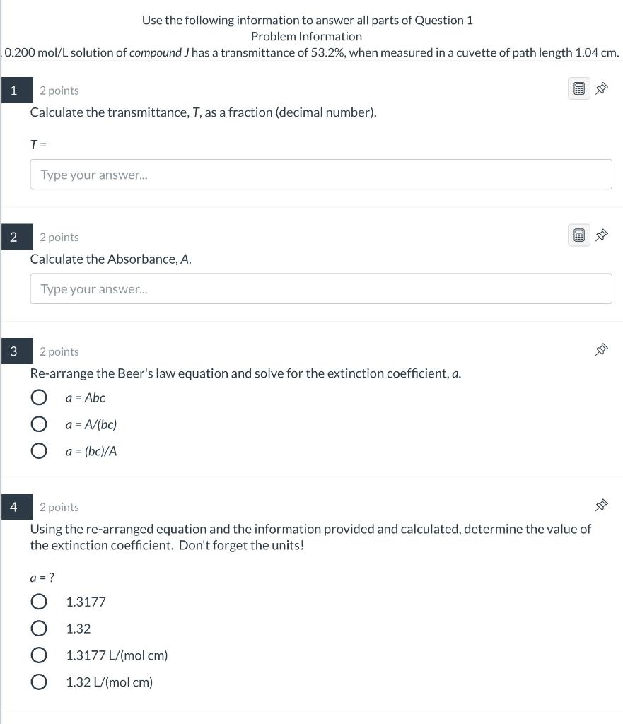 Solved Use the following information to answer all parts of | Chegg.com