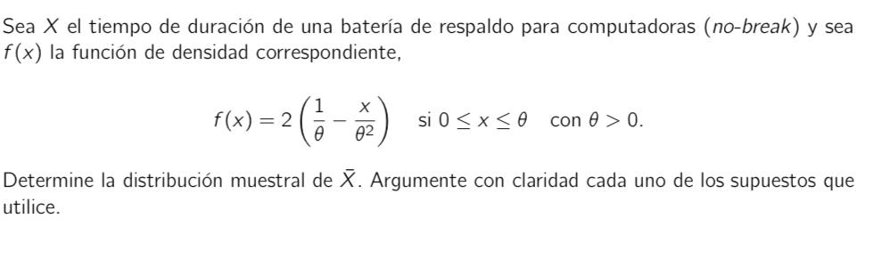 Sea \( X \) el tiempo de duración de una batería de respaldo para computadoras (no-break) y sea \( f(x) \) la función de dens