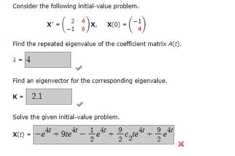 Solved Consider The Following Initial-value Problem. | Chegg.com