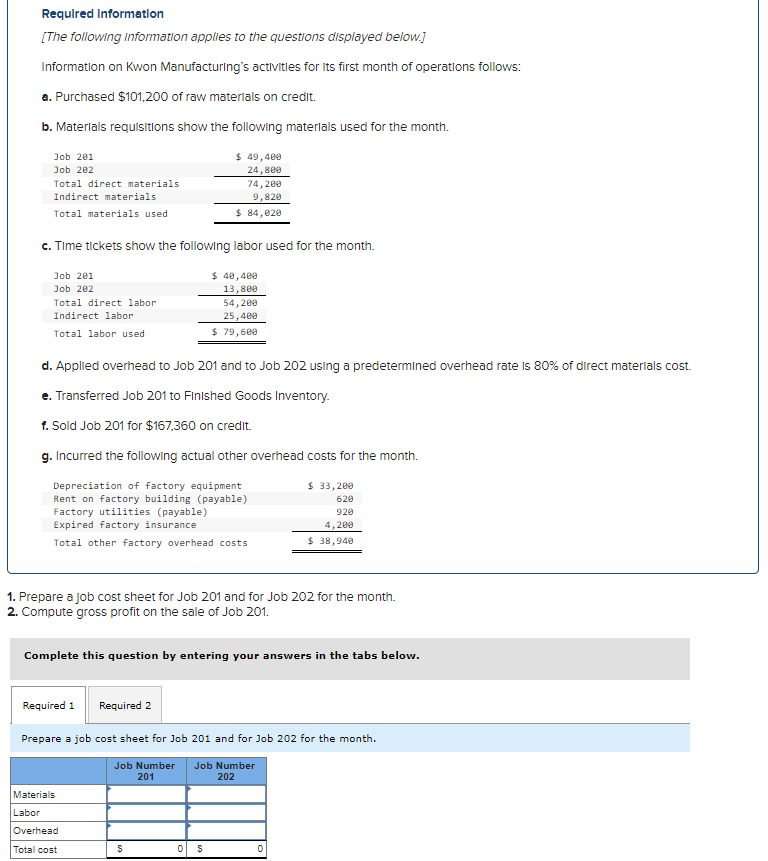 solved-following-are-simplified-job-cost-sheets-for-three-chegg