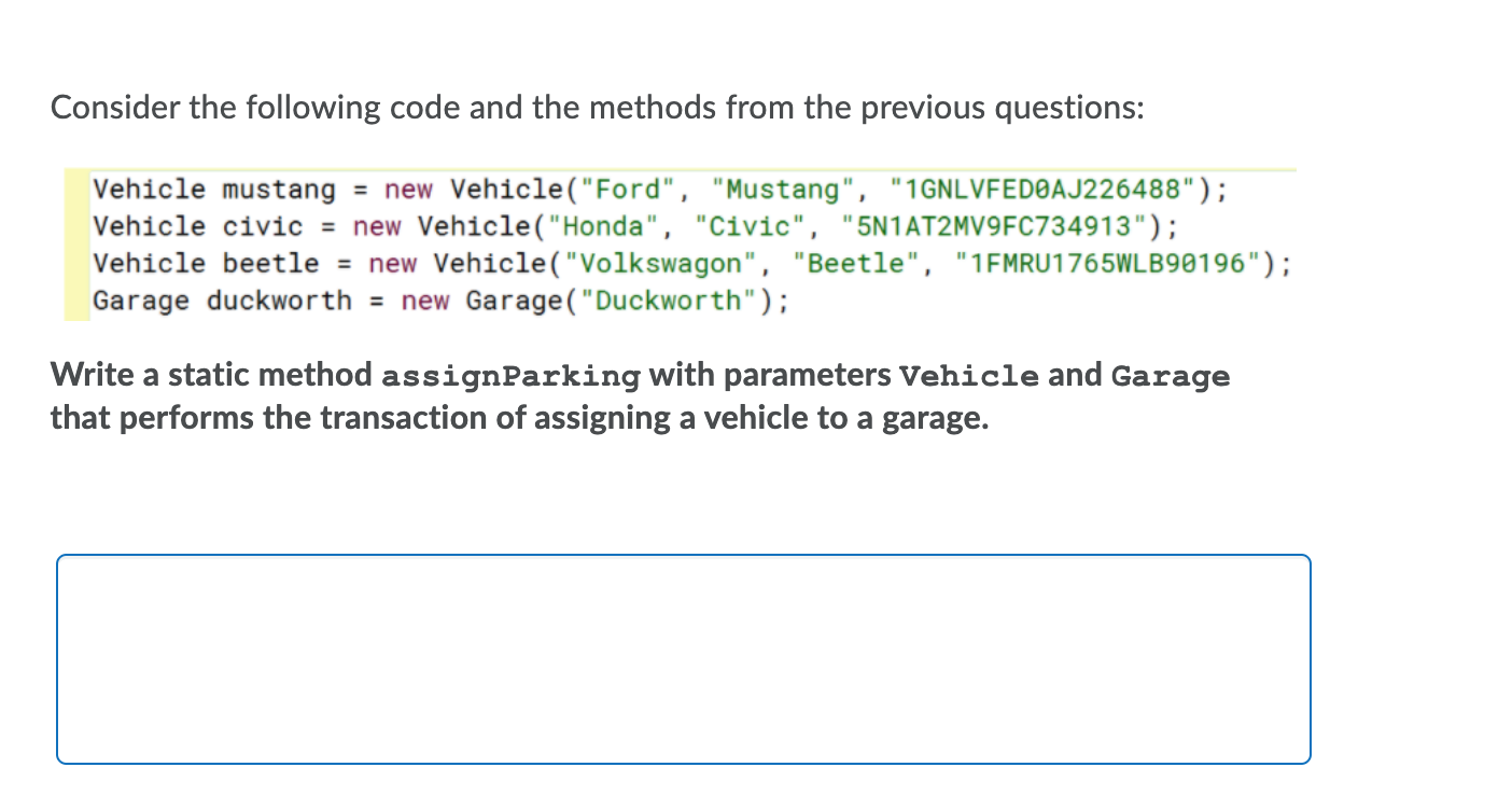 Solved A static field is: an instance field a class field O | Chegg.com
