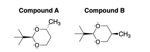 Solved Analyze The Structures For Compound A And Compound B | Chegg.com