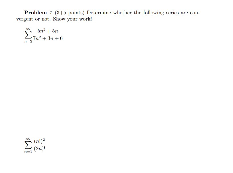 Solved Problem 7 35 Points Determine Whether The 6020