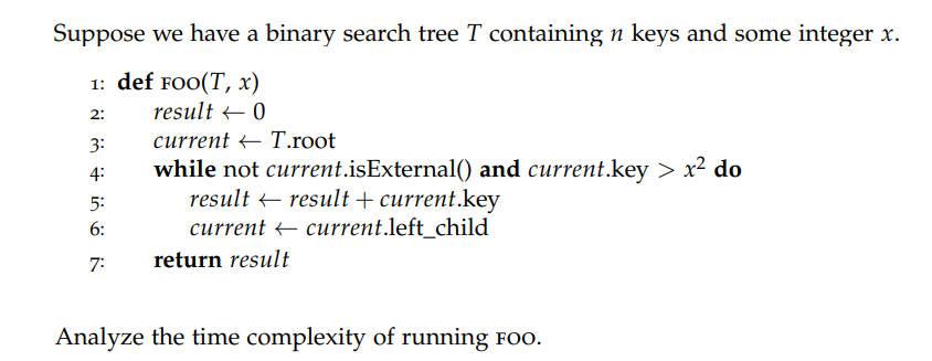 Solved Suppose we have a binary search tree T containing n | Chegg.com