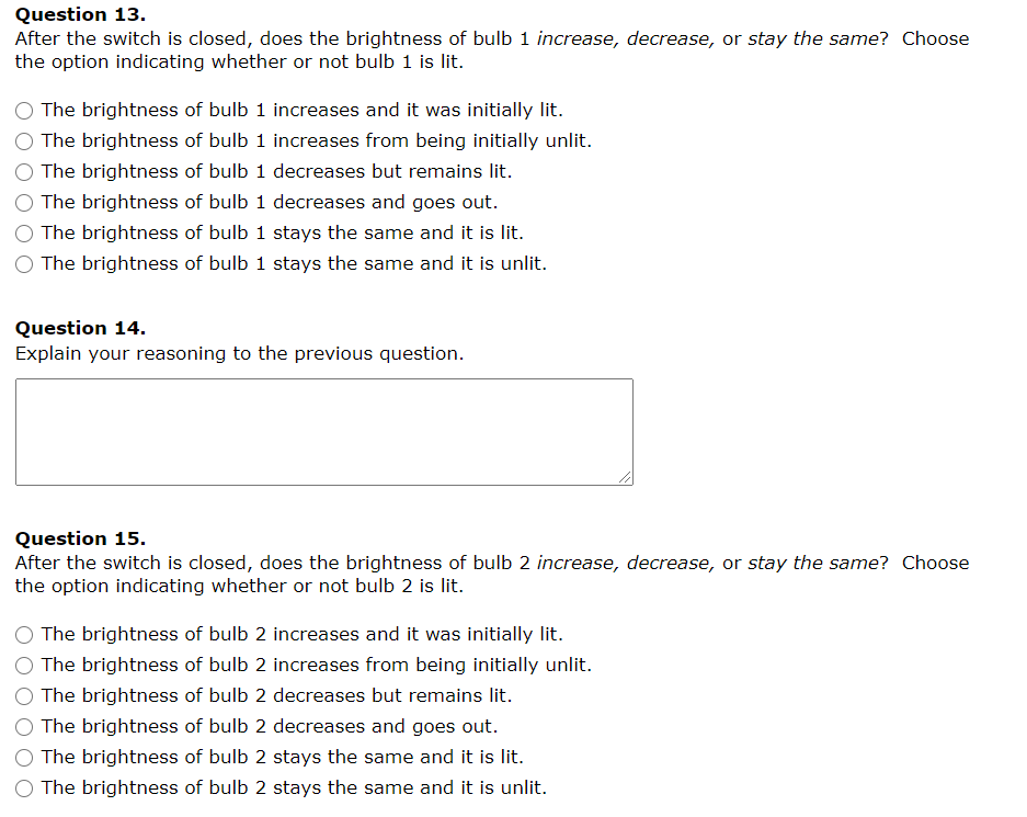 Solved C. In the circuit below, the bulbs are identical and | Chegg.com