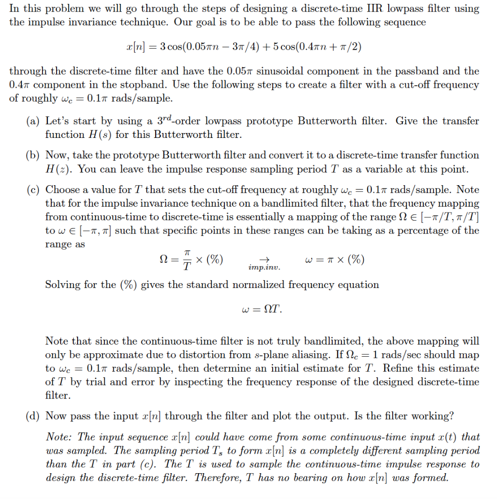Solved In this problem we will go through the steps of | Chegg.com