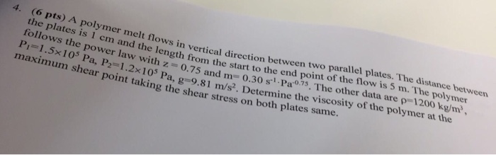 Solved between two parallel plates. The distance between | Chegg.com