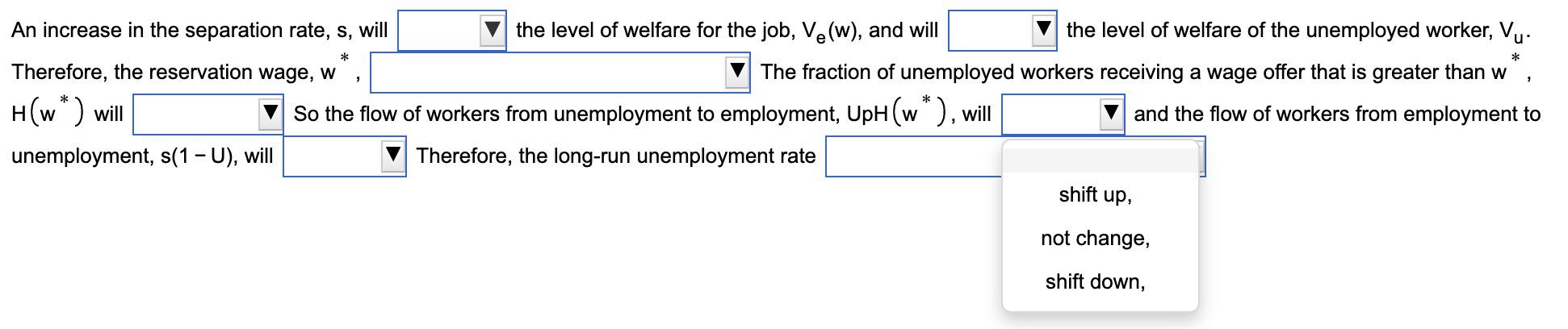Solved Determine the effects of an increase in the | Chegg.com