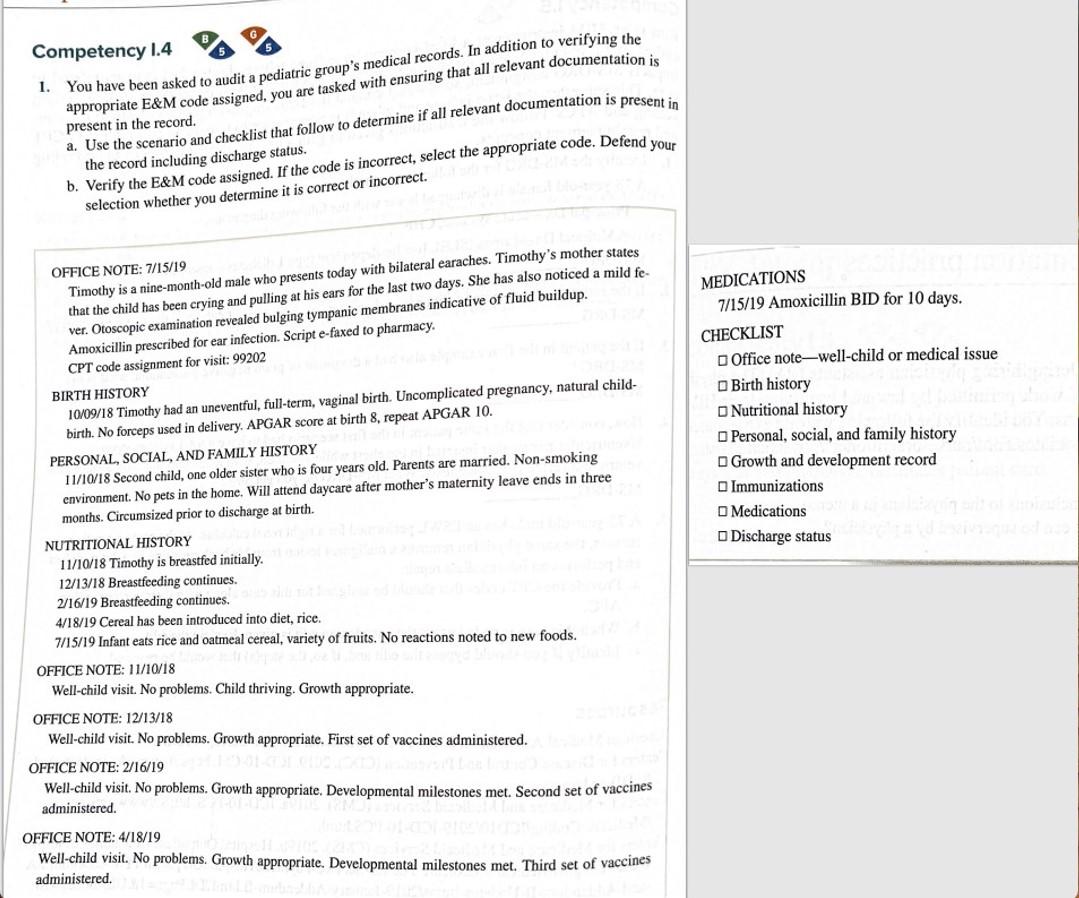 Complete Case Study 1.15 Special Health Record