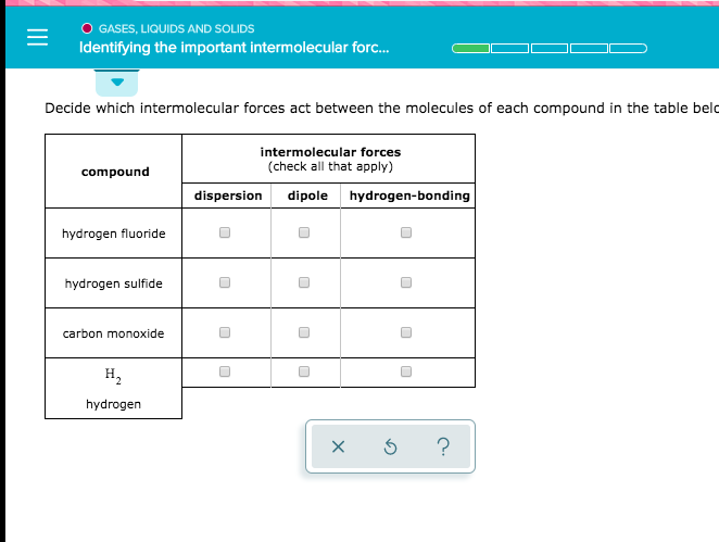 Solved O GASES, LIQUIDS AND SOLIDS Identifying the important | Chegg.com
