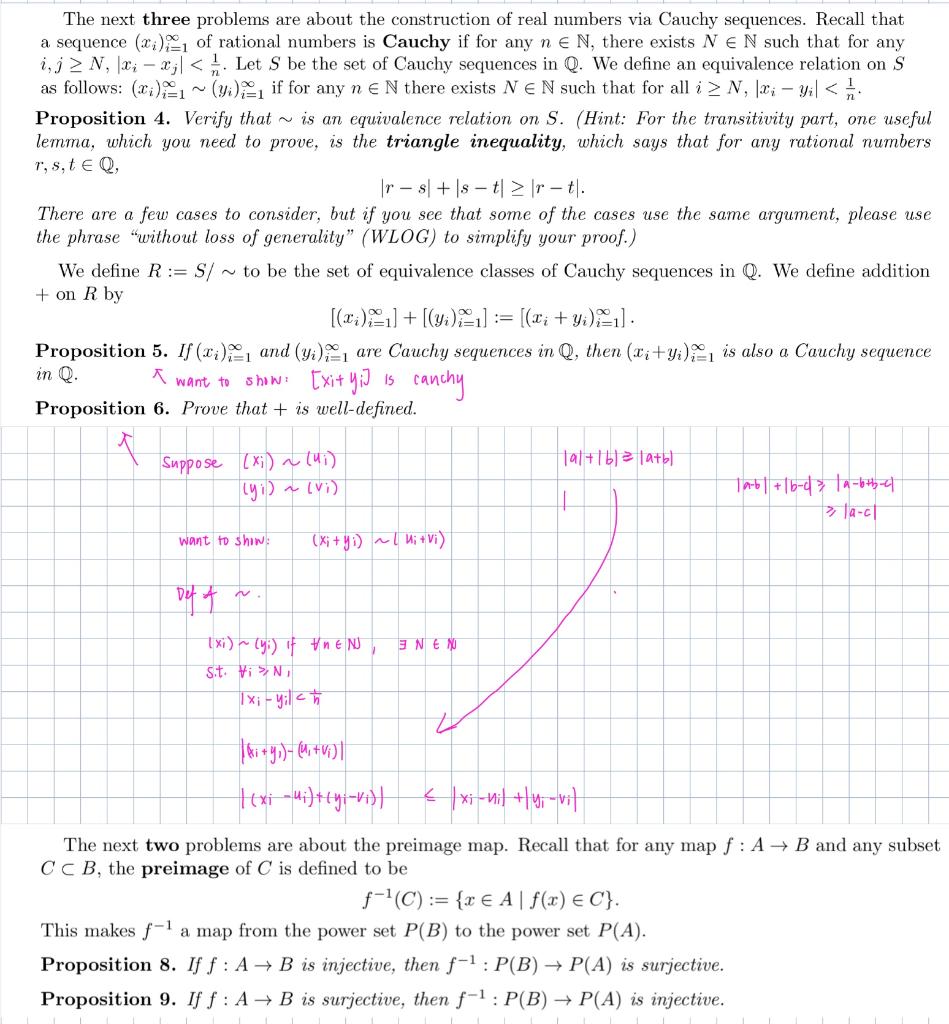 Solved The next three problems are about the construction of