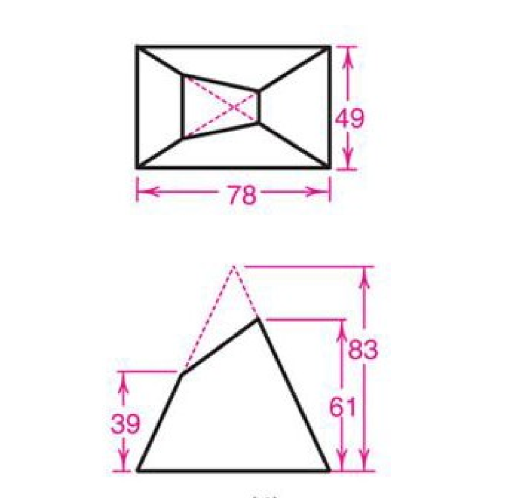 Solved Draw The Views Given In The Figure And Create A | Chegg.com