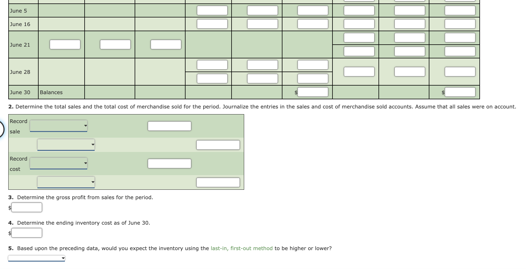 Solved FIFO Perpetual Inventory The Beginning Inventory Of | Chegg.com