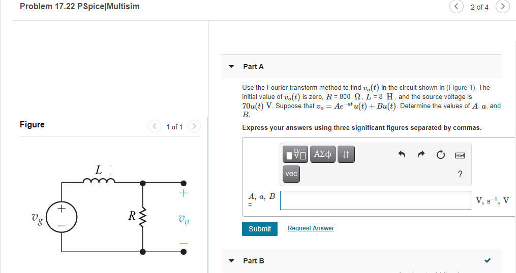 Solved Problem 17.22 PSpice Multisim