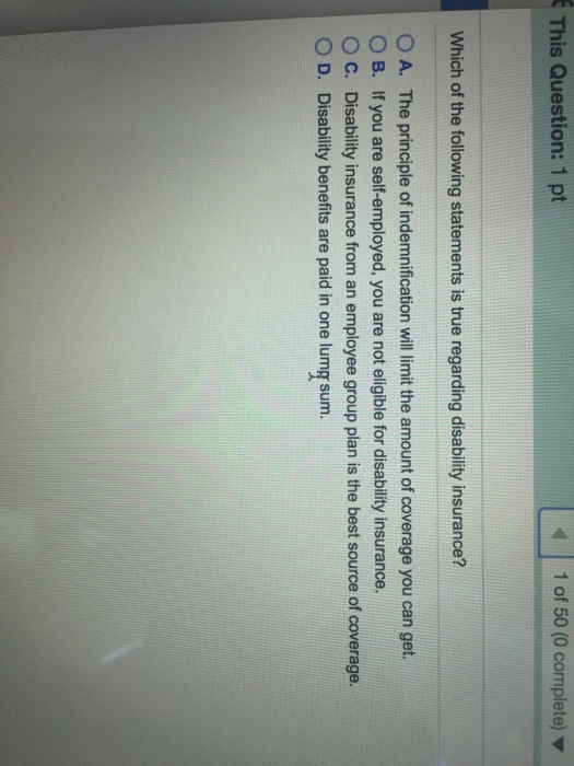 Solved This Question 1 pt 1 of 50 (0 complete) Which of the