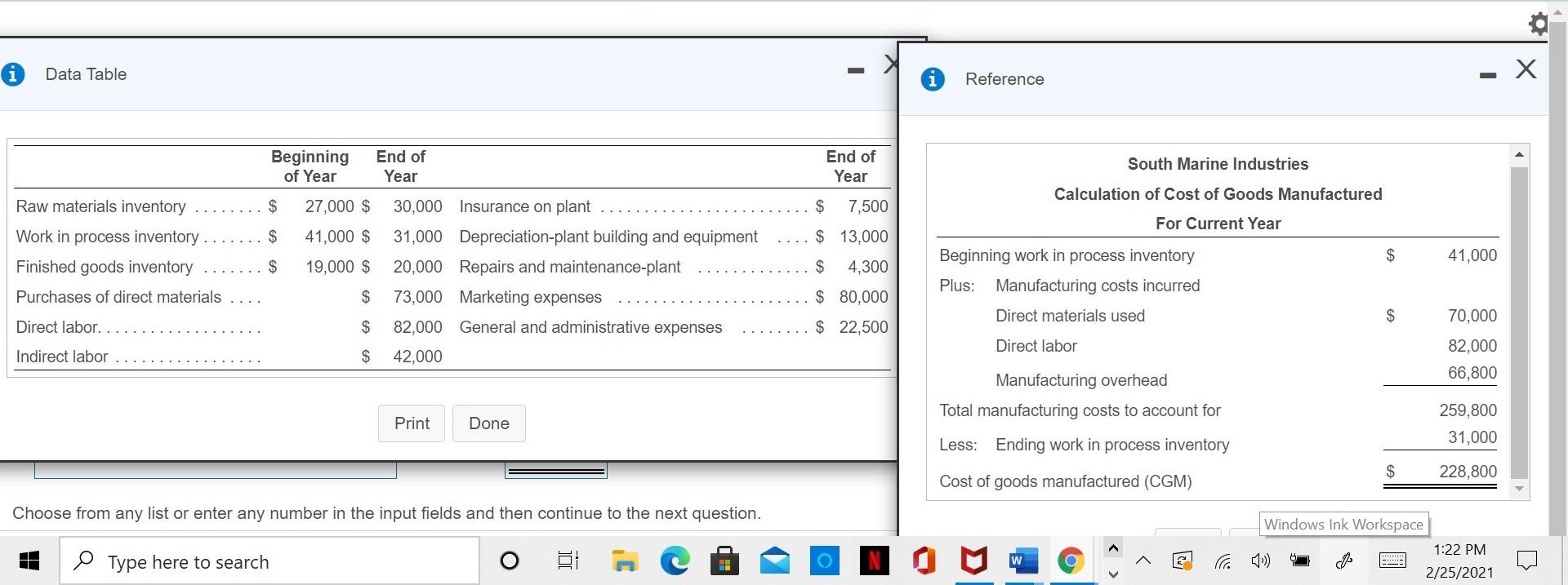 Solved Prepare the income statement for South Marine Company | Chegg.com