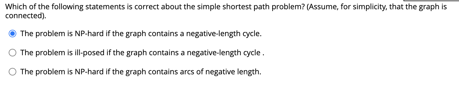 Solved Which of the following statements is true about the | Chegg.com