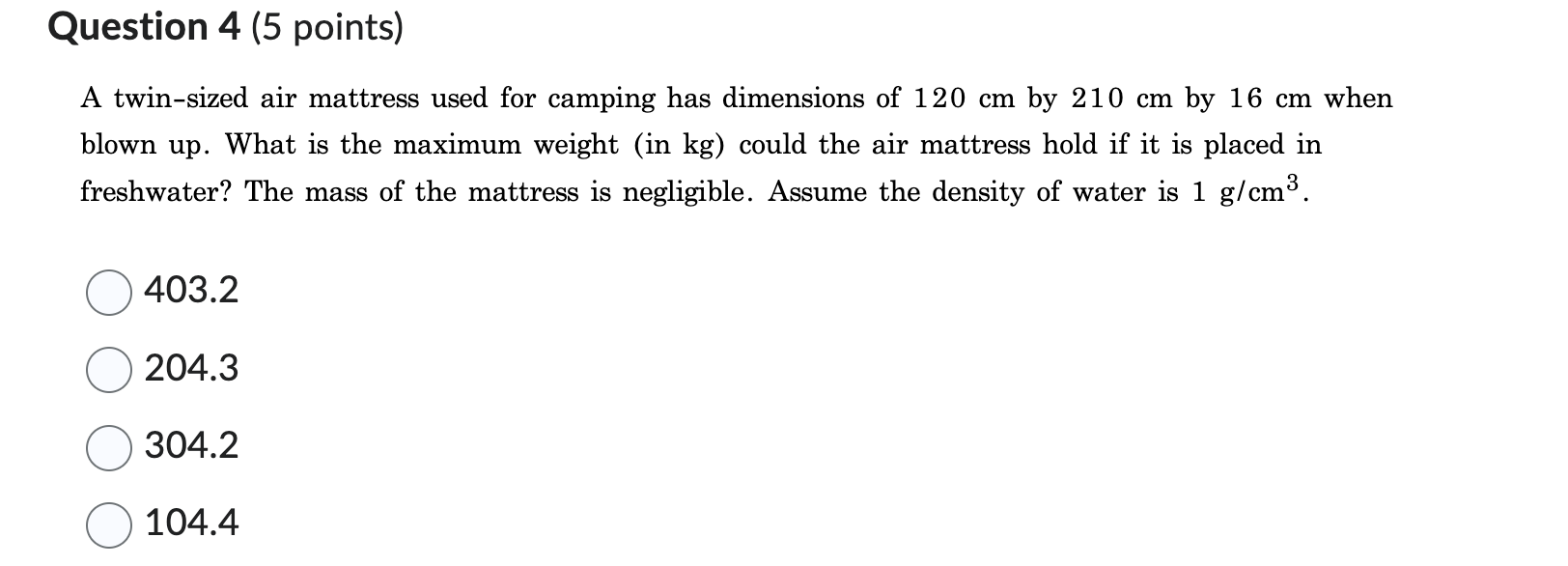 A twin size air 2025 mattress used for camping