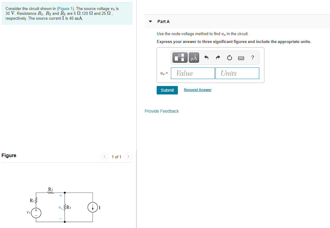 Solved Consider the circuit shown in (Figure 1). The source | Chegg.com