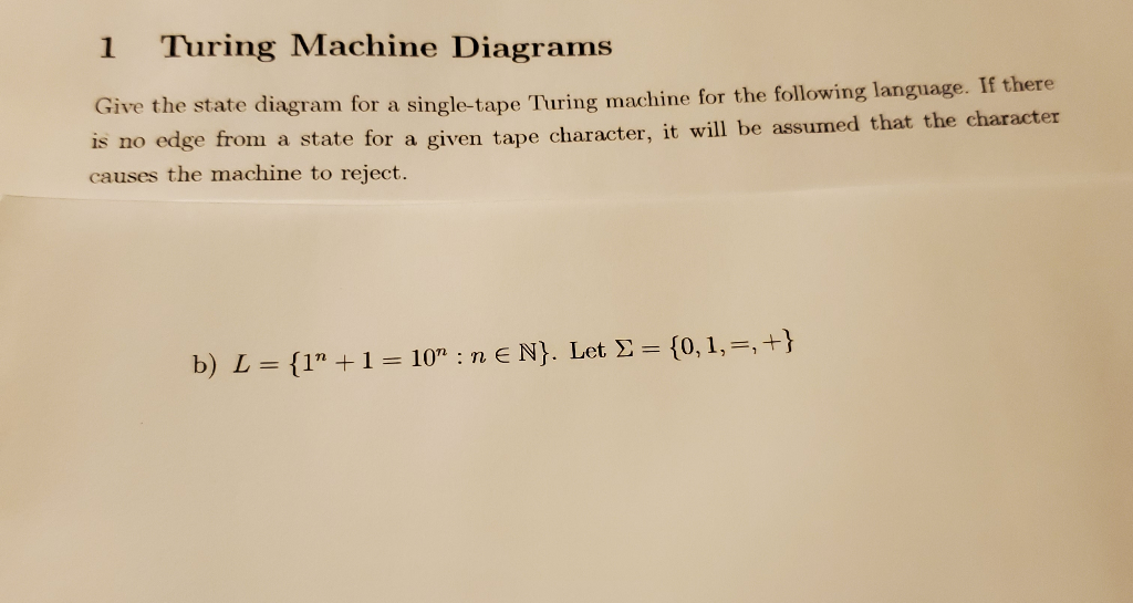 Drawwing Turing Machine State Diagrams Turing Machine State