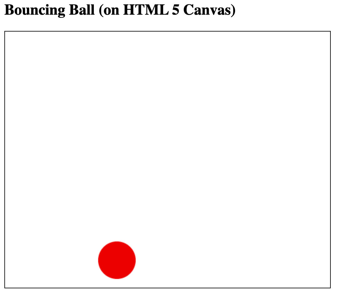 Solved Hi! I have a Javascript code of a bouncing ball that | Chegg.com