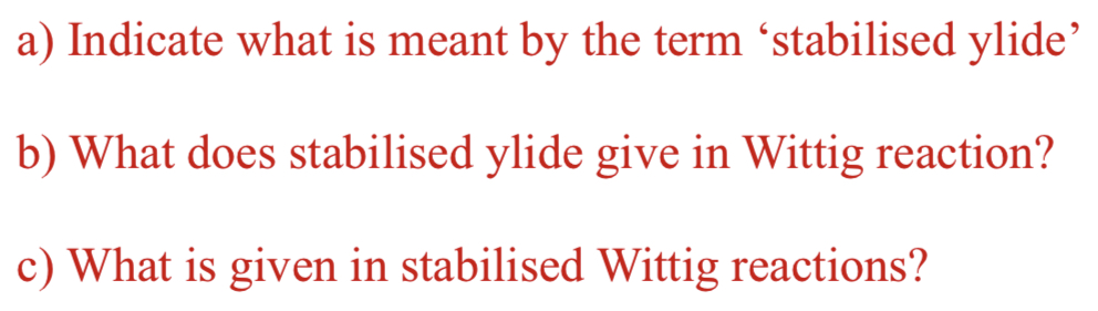 Solved a) Indicate what is meant by the term 'stabilised | Chegg.com