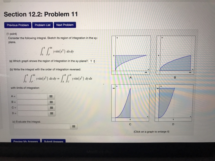 Solved Section 12.2: Problem 11 Previous Problem Problem | Chegg.com