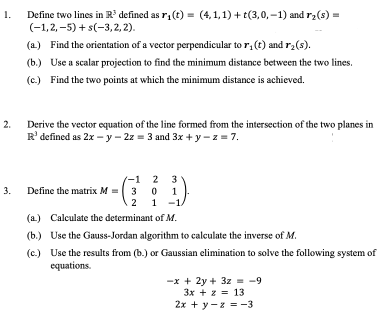 Distance between Two Lines - Formula, Definition, Examples