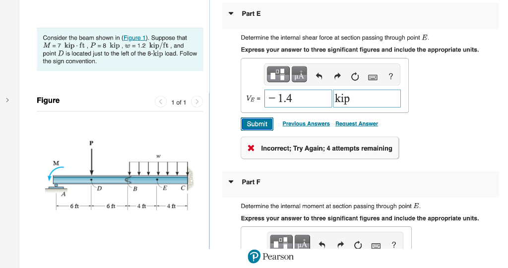 Solved Consider the beam shown in (Figure 1). Suppose that | Chegg.com