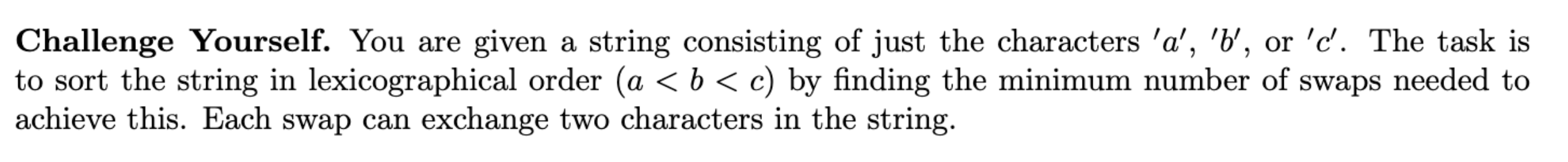 Solved You are given a string consisting of just the | Chegg.com