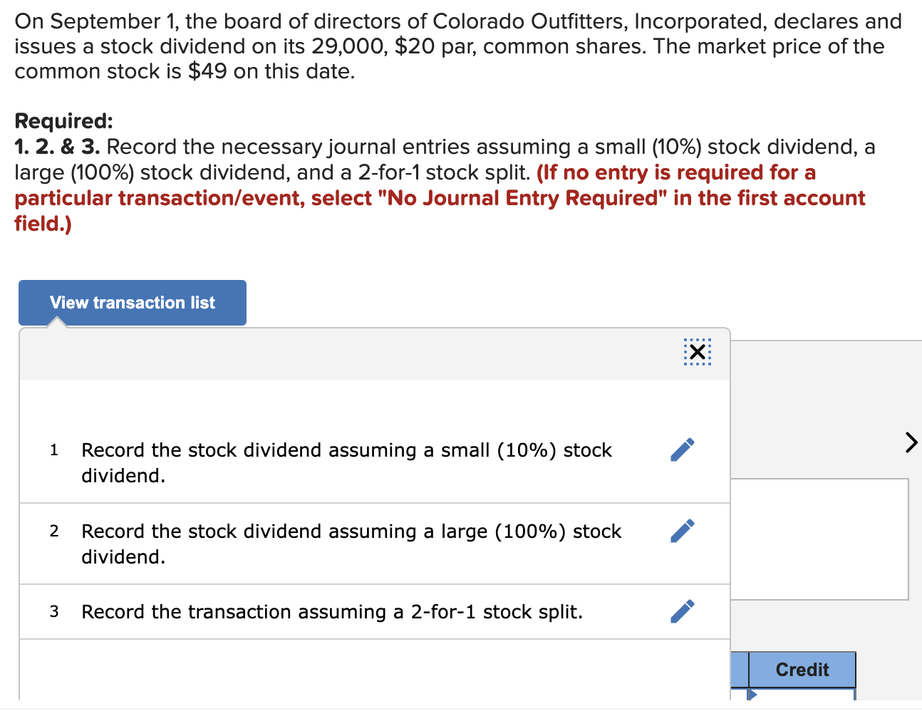 Solved On September 1 , the board of directors of Colorado | Chegg.com