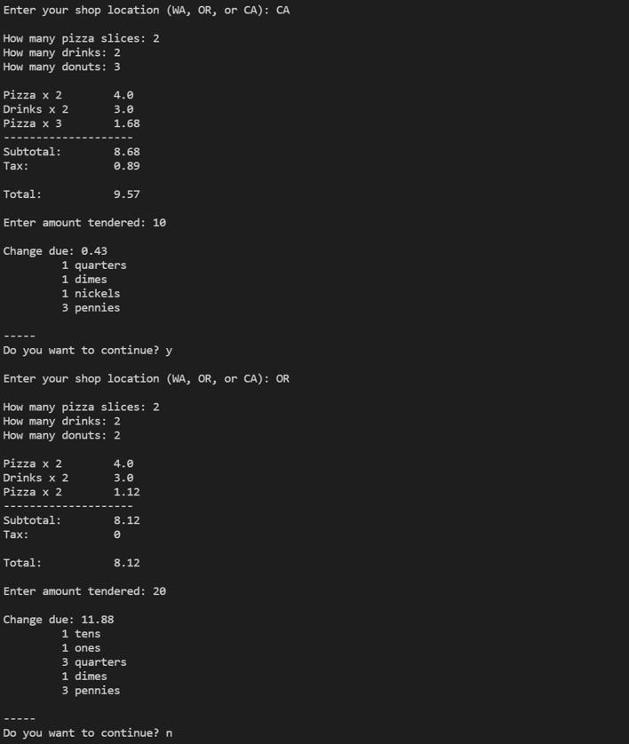 Solved Generating a Sales Receipt: This problem is more | Chegg.com