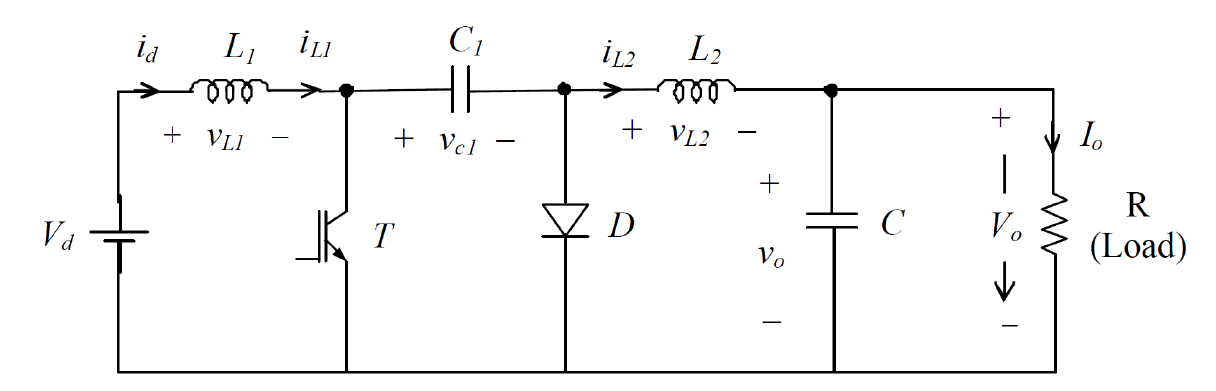 Solved The circuit above is a 4th order dc-dc converter with | Chegg.com
