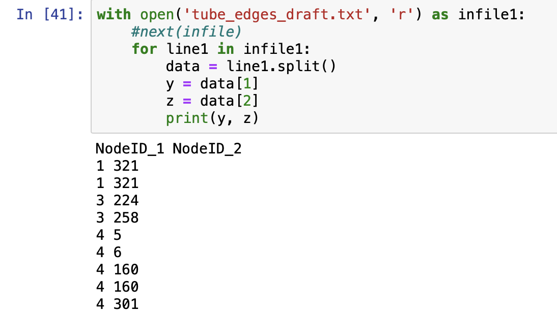 Solved question for python code there are some data from two | Chegg.com