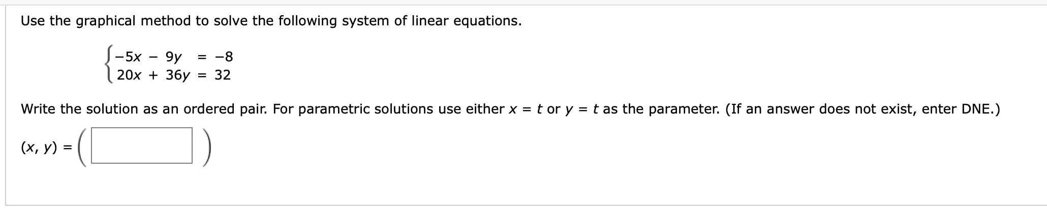 Solved Use The Graphical Method To Solve The Following | Chegg.com