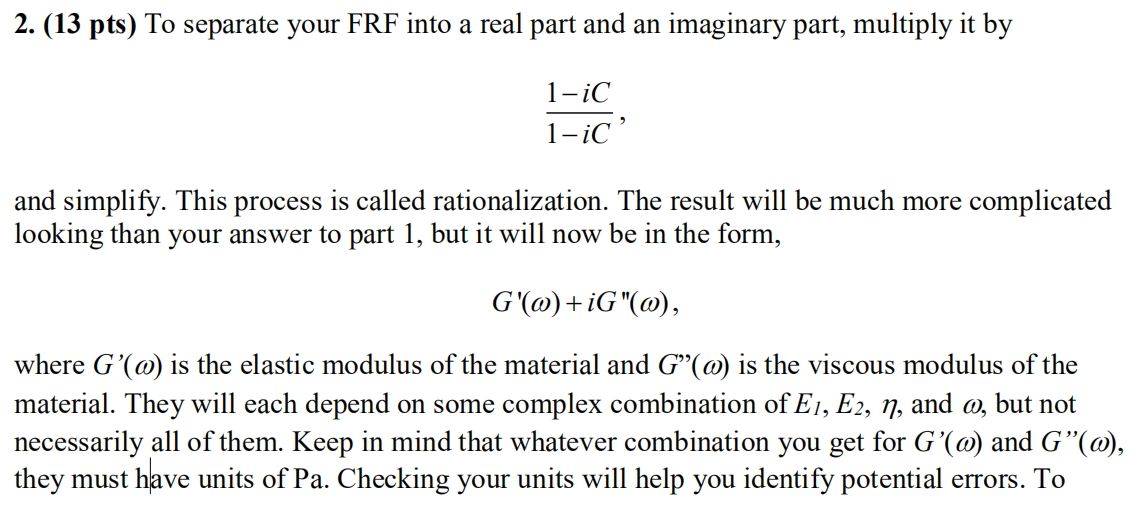 The constitutive relation for Standard Linear Solid | Chegg.com
