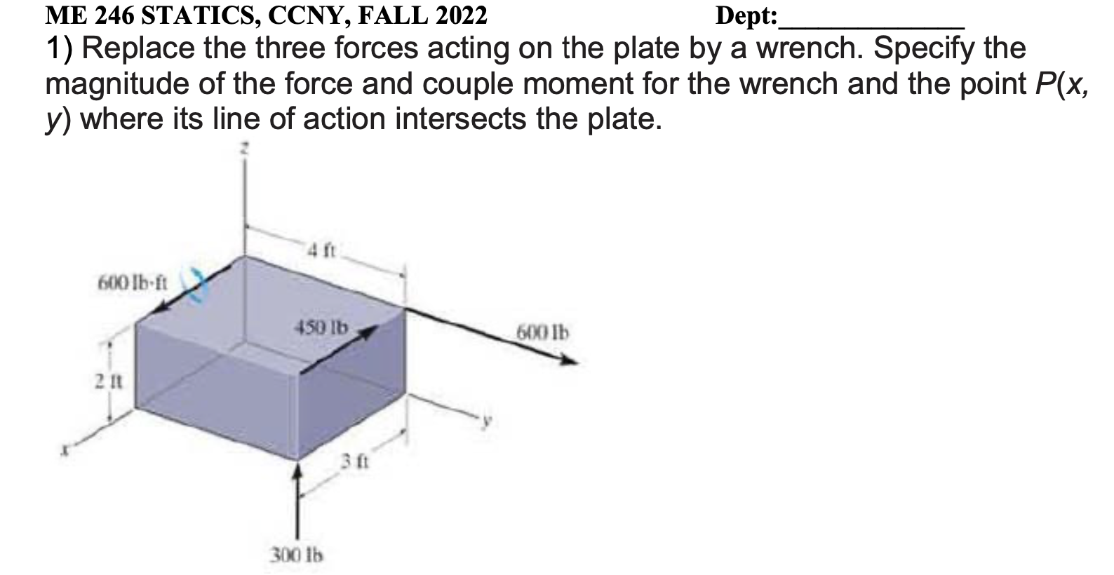 statics moment about a line