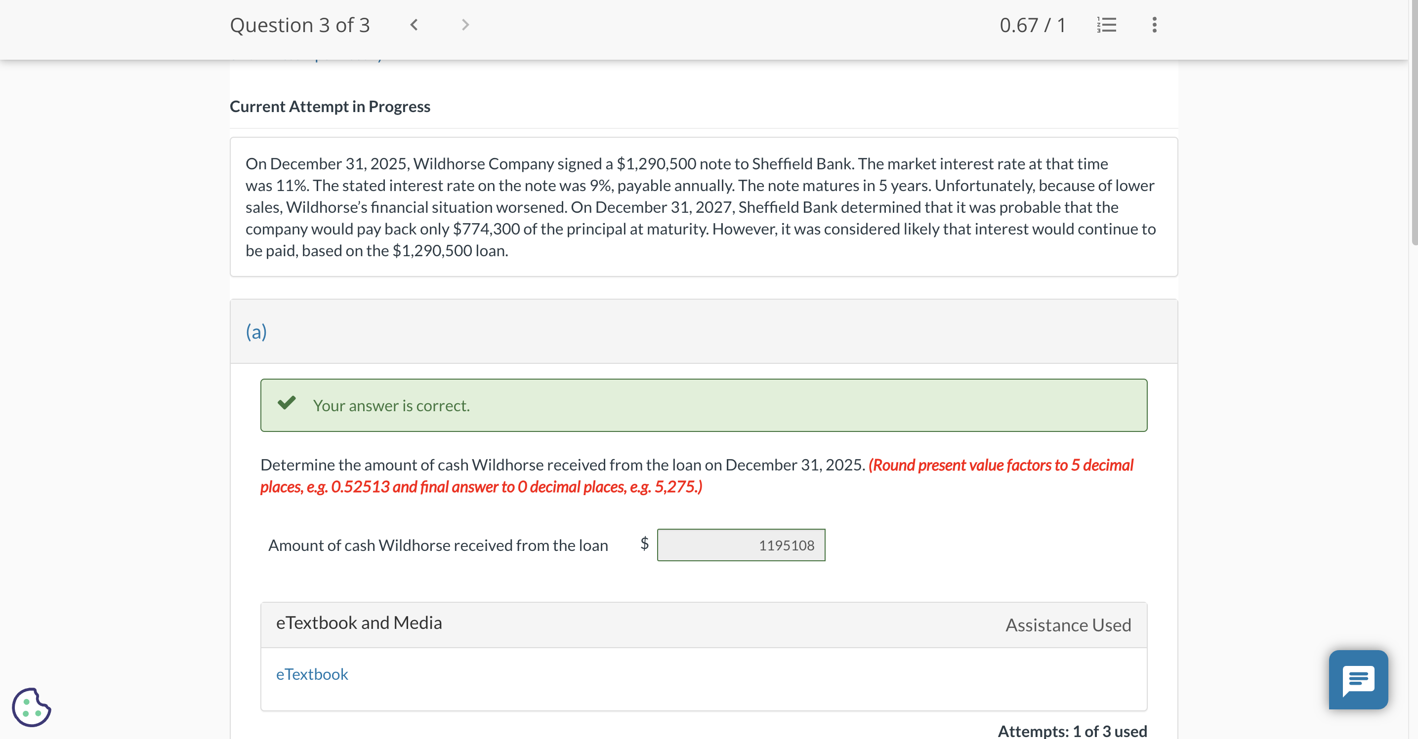 Solved Your Answer Is Correct.Determine The Loss On | Chegg.com