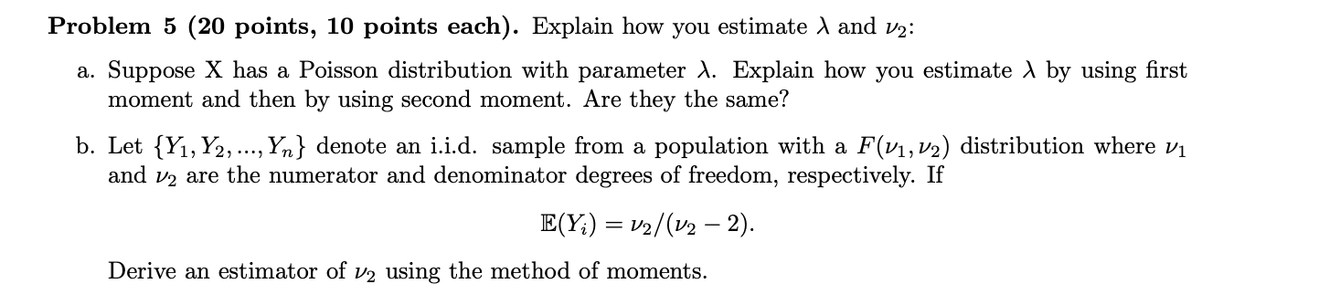Solved roblem 5 (20 points, 10 points each). Explain how you | Chegg.com
