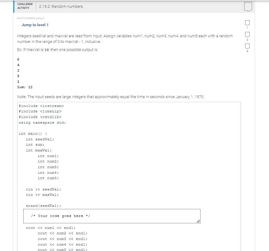 solved-jump-to-level-1-integers-seedval-and-maxval-are-read-chegg