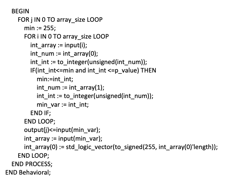 Solved Instructions: Increase the speed of the VHDL code | Chegg.com