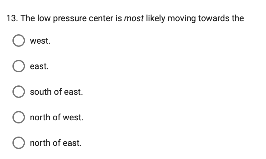 Solved le.7. The pressure is likely varying the slowest at | Chegg.com