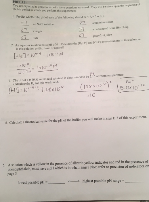 Solved PRELAB: You are e re expected to come to lab with | Chegg.com