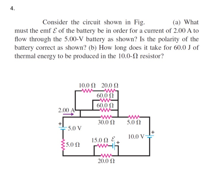 Solved 4 Consider the circuit shown in Fig (a) What must the | Chegg.com