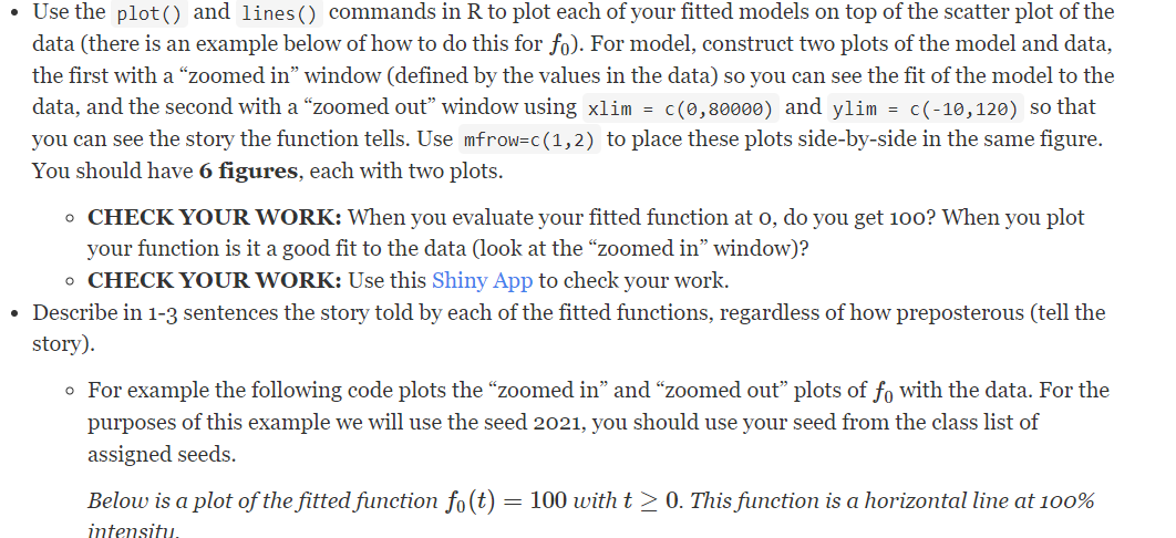 Solved Fit the Models (“Visual” Method) Create a new R | Chegg.com