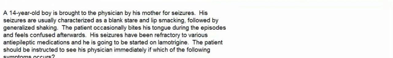 Solved A 14-year-old boy is brought to the physician by his | Chegg.com