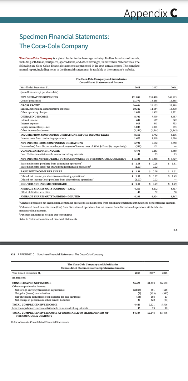 Solved PepsiCo's Financial Statements Are Presented In | Chegg.com